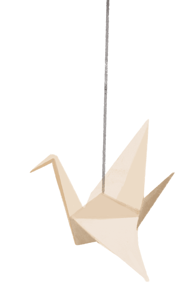 Origami Crane Left